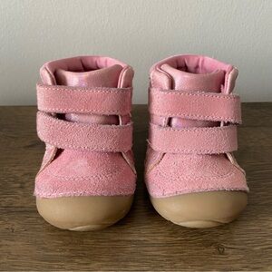 SOLD Stride Rite Pink Baby Walker Shoes with Velcro Straps